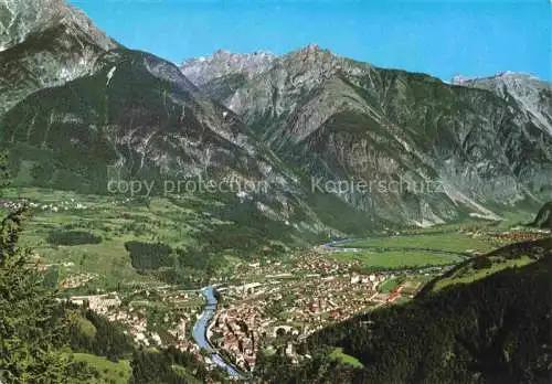 AK / Ansichtskarte  Landeck__Tirol_AT Panorama Blick zur Silberspitze