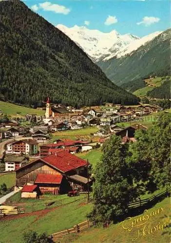 AK / Ansichtskarte  Neustift__Stubaital_Tirol_AT Panorama Blick gegen Stubaier Gletscher