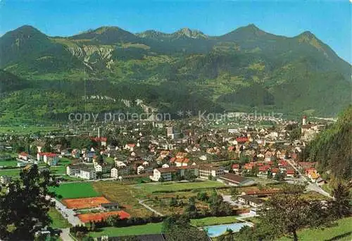 AK / Ansichtskarte  Bludenz_Vorarlberg_AT Panorama Blick gegen Buers Buerserberg und Tschengla Sommerfrische