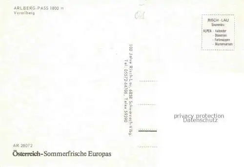 AK / Ansichtskarte  St_Christoph_Arlberg_Tirol_AT Panorama Arlbergpass Stuben Sommerfrische