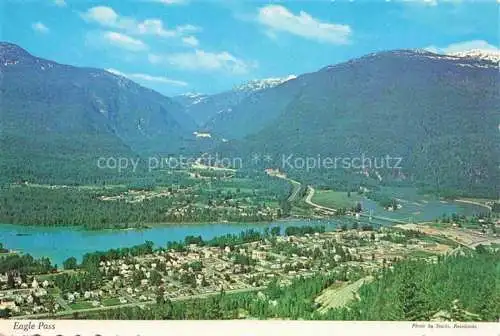 AK / Ansichtskarte  Eagle_Pass_Texas_USA looking west with the Columbia River and Revelstoke in the foreground