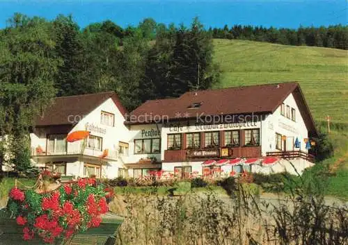 AK / Ansichtskarte  Oberprechtal_Elzach_Elztal_BW Cafe Pension Schwarzwaldperle