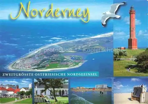 AK / Ansichtskarte  NORDERNEY_Nordseebad Fliegeraufnahme Leuchtturm Teilansichten Strandpartien