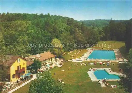 AK / Ansichtskarte  Gerlingen__Stuttgart_BW Naturfreundehaus Waldfreibad Krummbachtal