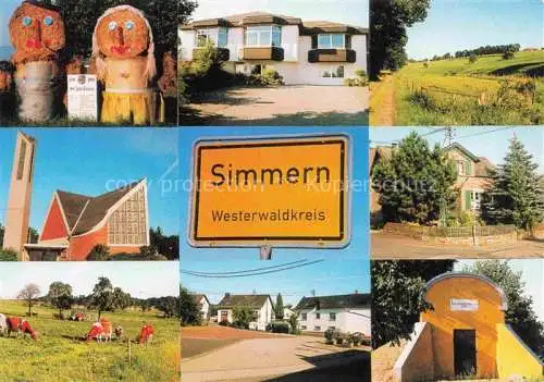 AK / Ansichtskarte  Simmern_Westerwald Orts und Teilansichten