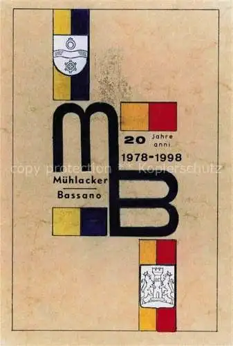 AK / Ansichtskarte  Bassano_del_Grappa_IT Briefmarkensammler Verein Plakat