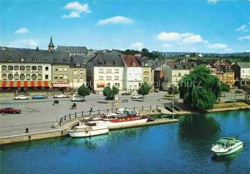 AK / Ansichtskarte  Remich_Luxembourg Esplanade et Moselle