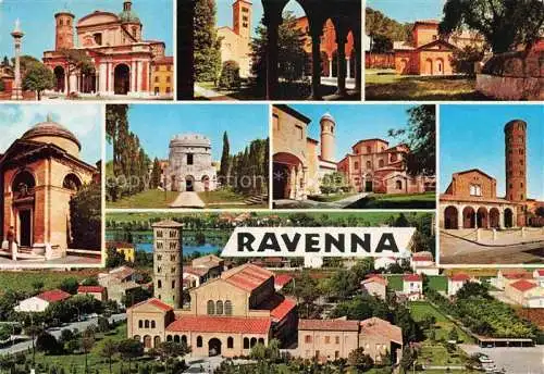 AK / Ansichtskarte  RAVENNA_Emilia-Romagna_IT Beruehmte Bauwerke Teilansichten