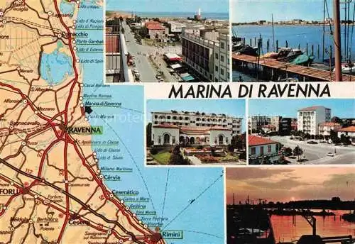 AK / Ansichtskarte  MARINA_DI_RAVENNA_Emilia-Romagna_IT Hafenpartien Ortsansichten