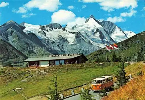 AK / Ansichtskarte  Grossglockner_3798m_Kaernten_AT Hochalpenstrass Suedrampe Rasthaus Kasereck