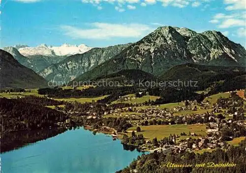 AK / Ansichtskarte  Altaussee_Alt-Aussee_Steiermark_AT Fliegeraufnahme mit Dachstein