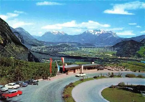 AK / Ansichtskarte  Kanzelkehre_Tirol Neue Achenseestrasse Panorama mit Kaisergebirge