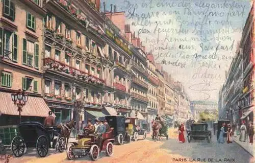 AK / Ansichtskarte  Verlag_Tucks_Oilette_Serie_Nr. 22 Paris la rue de Paix