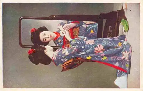 AK / Ansichtskarte  Geisha_Japan Spiegel