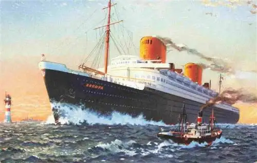 AK / Ansichtskarte  Dampfer_Oceanliner LLOYD BREMEN  EUROPA