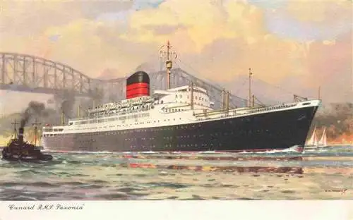 AK / Ansichtskarte  Dampfer_Oceanliner Gunoerd R.M.P.Laxonia