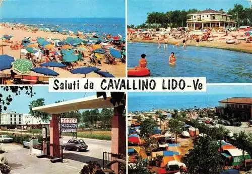 AK / Ansichtskarte  Cavallino_Lido_Venezia_IT Strand Campingplatz