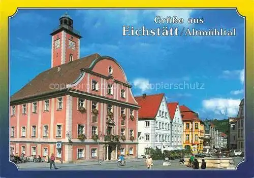 AK / Ansichtskarte  Eichstaett_Oberbayern Marktplatz