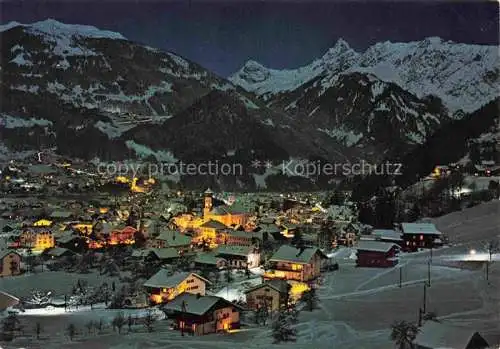 AK / Ansichtskarte  Schruns_Tschagguns_Vorarlberg_AT Panorama Winternacht