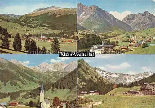 AK / Ansichtskarte  Riezlern_Kleinwalsertal_Vorarlberg Hirschegg Mittelberg und Baad