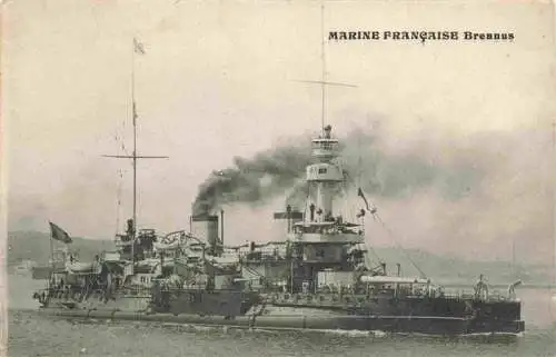 AK / Ansichtskarte  Marine__Warships Francaise Brennus 