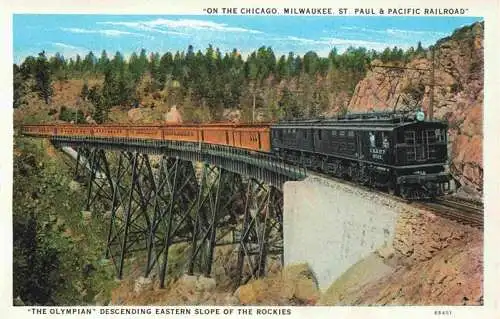 AK / Ansichtskarte  Eisenbahn_Railway_Chemin_de_Fer The Olympia on the Chicago Milwaukee