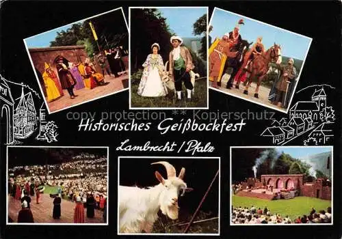 AK / Ansichtskarte  Lambrecht_Rheinland-Pfalz Historisches Geissbockfest