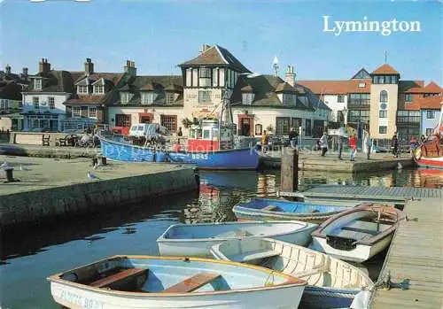 AK / Ansichtskarte  Lymington_Town_New_Forest_Hampshire_UK Town Quay Hafen