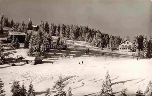 AK / Ansichtskarte  Feldberg_1450m_Schwarzwald Wintersportplatz Schwarzwald Berghotel Schlager