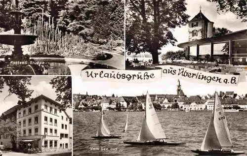 AK / Ansichtskarte  ueberlingen_Bodensee_BW Kakteen-Gruppe Kurhalls Gasthaus zum gruenen Baum Segeln