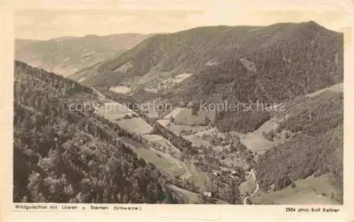 AK / Ansichtskarte  Simonswald_Simonswaeldertal Panorama Wildgutachtal mit Loewen und Sternen