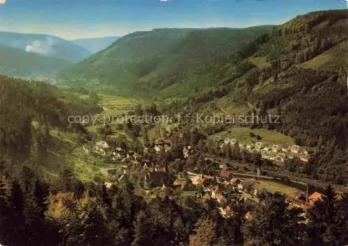 AK / Ansichtskarte  Hoefen__Enz Panorama Luftkurort im Schwarzwald