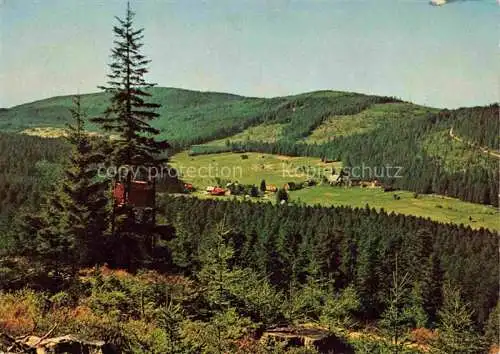 AK / Ansichtskarte  Herrenwies_Forbach Panorama Hoehenluftkurort Kurhotel an Schwarzwaldhochstrasse