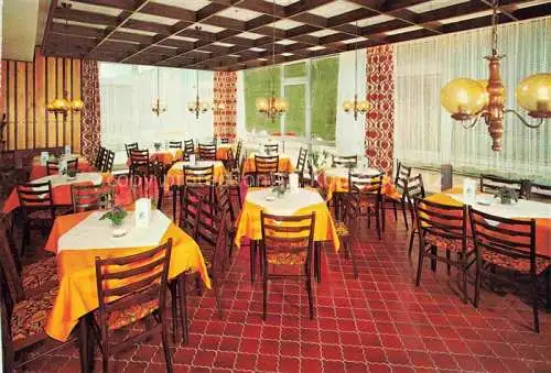 AK / Ansichtskarte  Hoefen__Enz Café Restaurant Haus des Gastes Gastraum Illustration