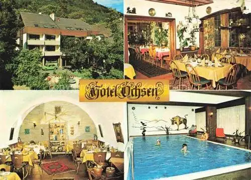 AK / Ansichtskarte  Hoefen__Enz Hotel Ochsen Restaurant Hallenbad