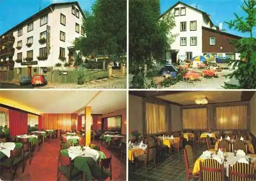 AK / Ansichtskarte  Hoefen__Enz Gasthof Pension zum Hirsch Restaurant Terrasse