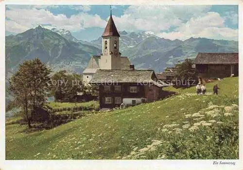 AK / Ansichtskarte  Innerberg_Vorarlberg_AT Panorama mit Kirche