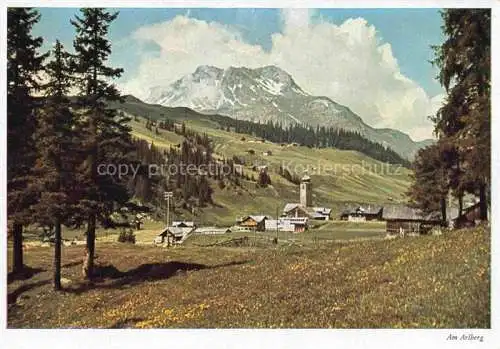 AK / Ansichtskarte  Lech_Vorarlberg_AT mit Karhorn und Oberlech