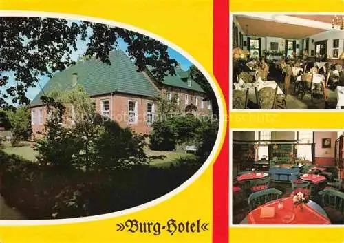 AK / Ansichtskarte  Dornum_Ostfriesland Burg Hotel Gastraeume