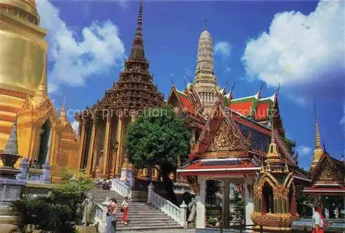 AK / Ansichtskarte  Phra_Keo_Bangkok_Thailand View of a part of Wat Temple