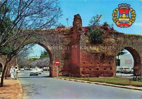 AK / Ansichtskarte  RABAT__Maroc Armoiries de la Ville et Les anciens remparts