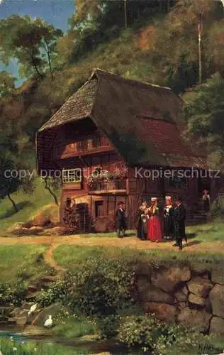 AK / Ansichtskarte  Hoffmann__Heinrich_Kuenstlerkarte_Sueddeutschland_Alsace Aus dem Schapbachtal