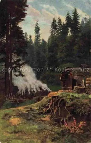 AK / Ansichtskarte  Hoffmann__Heinrich_Kuenstlerkarte_Sueddeutschland_Alsace Koehler im Schwarzwald