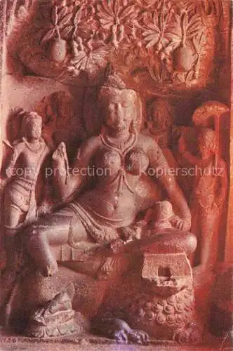 AK / Ansichtskarte  Ellora_India Indra Rani