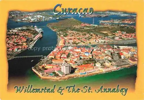 AK / Ansichtskarte  Willemstad_Curacao_Niederlaendische_Antillen and The St Annabay 