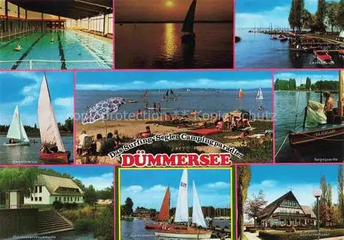 AK / Ansichtskarte  Duemmersee_Mecklenburg-Vorpommern Hallenbad Lembruch Segelpartien Strand Duemmermuseum Duemmerhotel Duemmerlohhausen