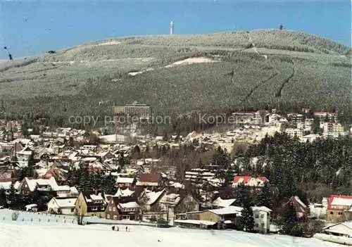 AK / Ansichtskarte  Braunlage Panorama mit Wurmberg