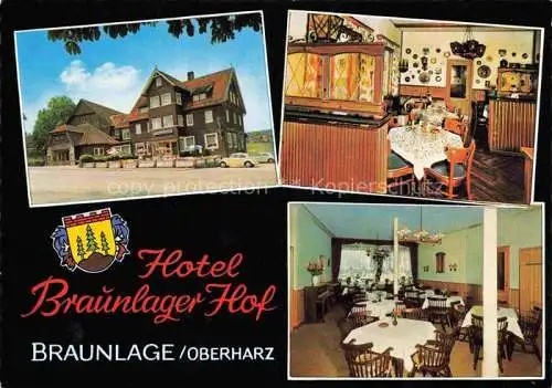 AK / Ansichtskarte  Braunlage Hotel Braunlager Hof Gastraeume