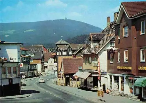 AK / Ansichtskarte  Braunlage Bahnhof Herzog Wilh Strasse mit Blick zum Wurmberg