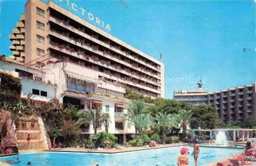 AK / Ansichtskarte  Palma_de_Mallorca_ES Hotel Victoria Pool